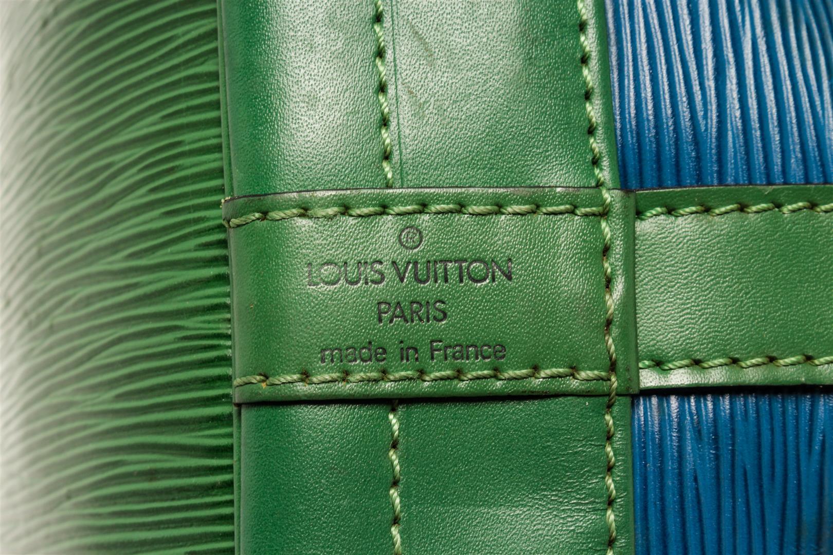 Louis Vuitton Blue & Green Epi Leather PM