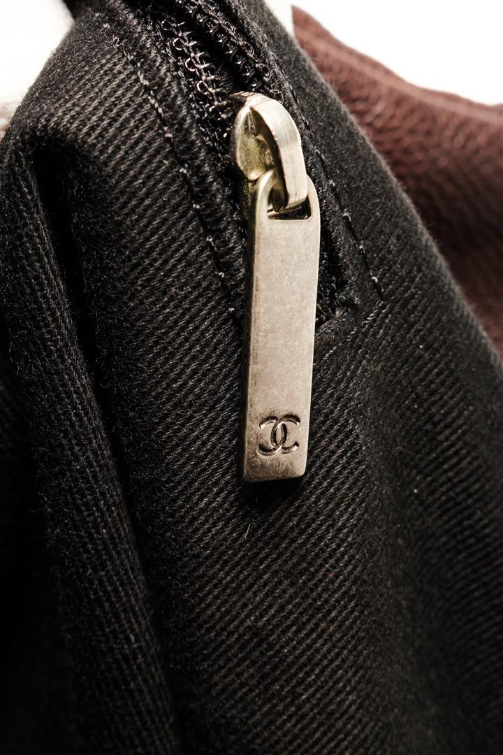 Chanel Brown Leather CC Handbag
