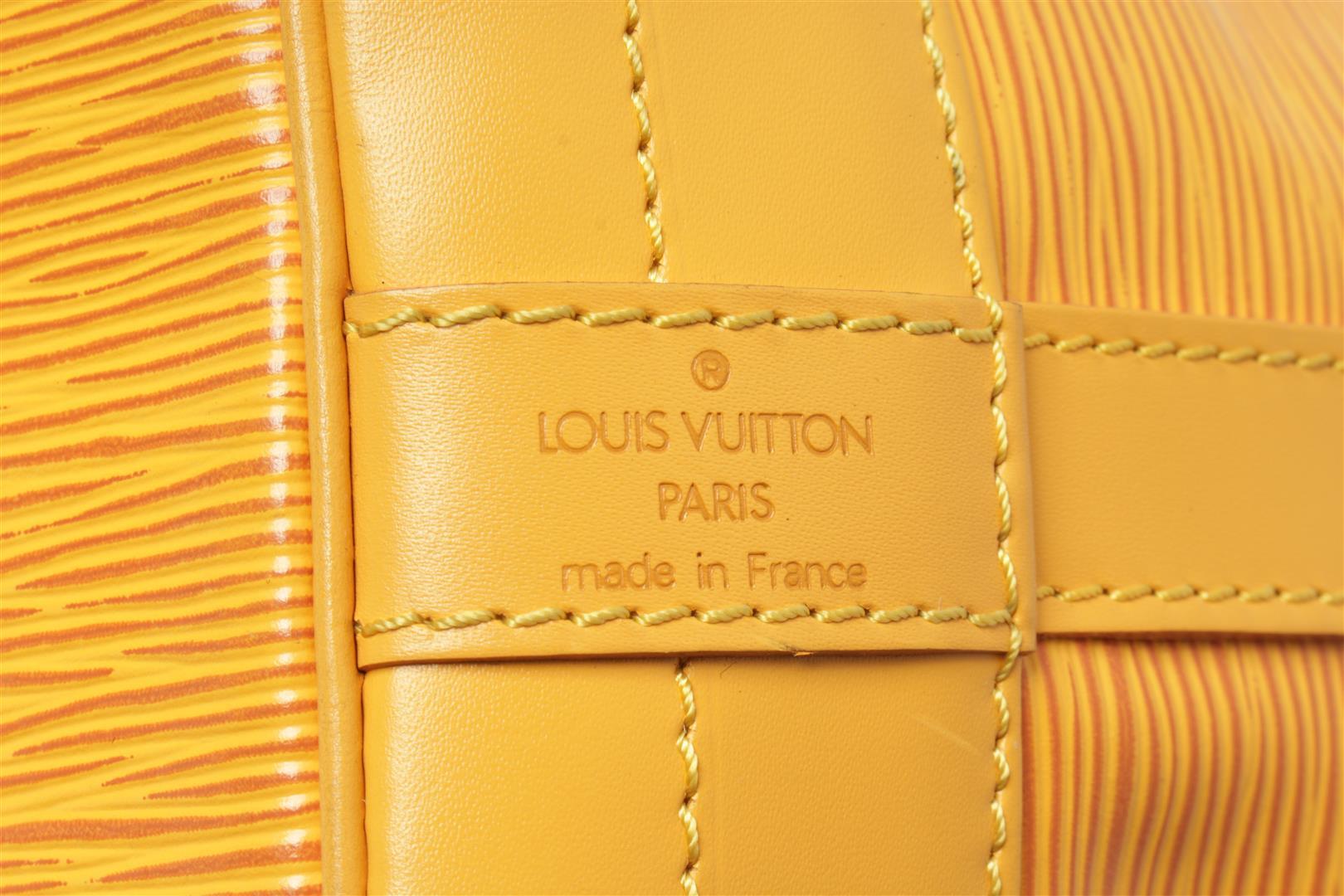 Louis Vuitton Yellow Epi Leather Noe GM Shoulder Bag
