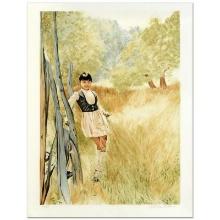 Girl in Meadow by Nelson, William