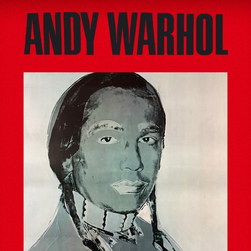 Warhol Poster: The American Indian Series (Red) by Warhol (1928-1987)