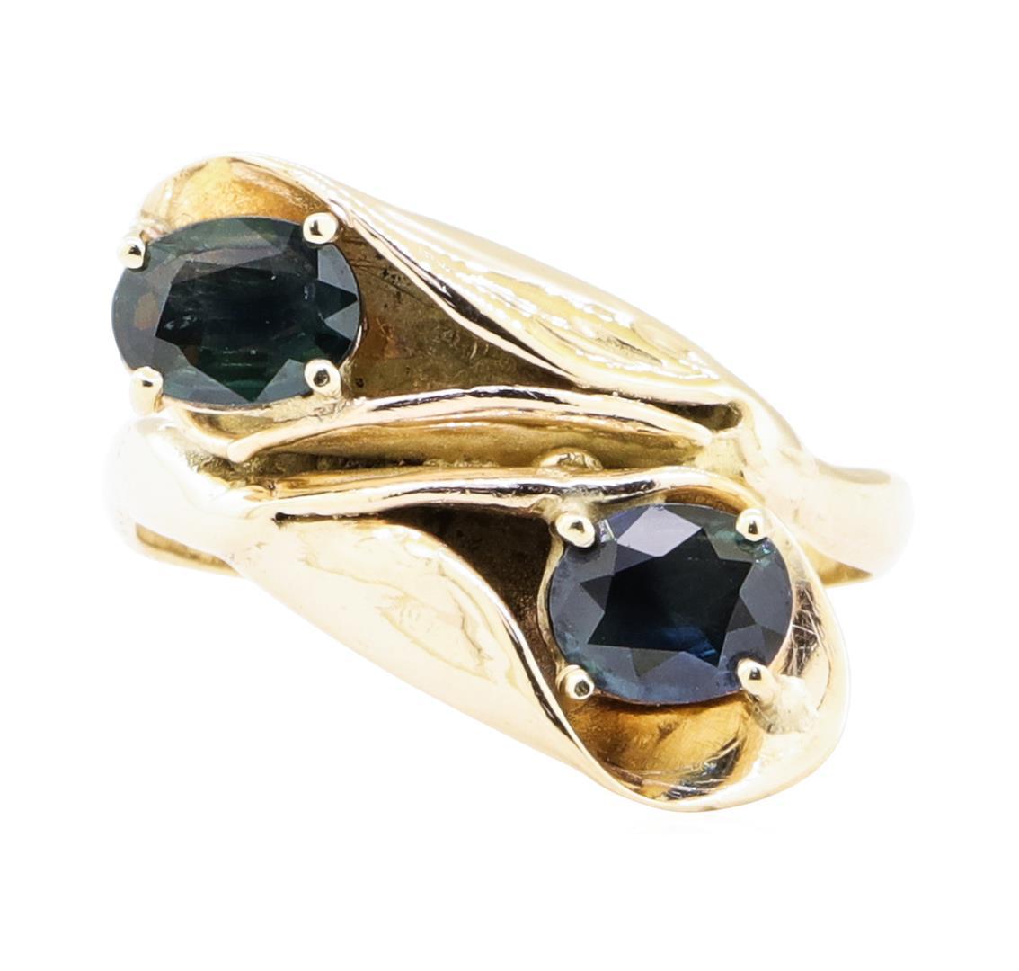 1.80 ctw Sapphire Ring - 14KT Yellow Gold