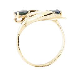 1.80 ctw Sapphire Ring - 14KT Yellow Gold
