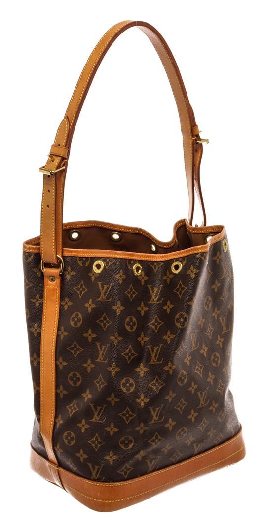 Louis Vuitton Brown Monogram Noe Shoulder Bag