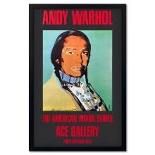The American Indian Series (Black) by Warhol (1928-1987)