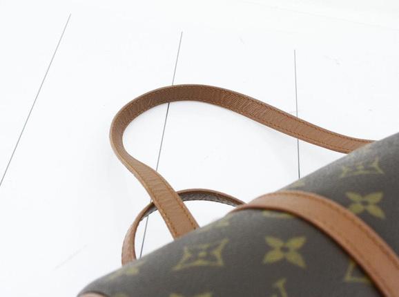 Louis Vuitton Brown Monogram Canvas Leather Papillon 30 cm Shoulder Bag