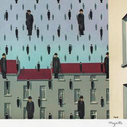 Golconda by Magritte, Rene