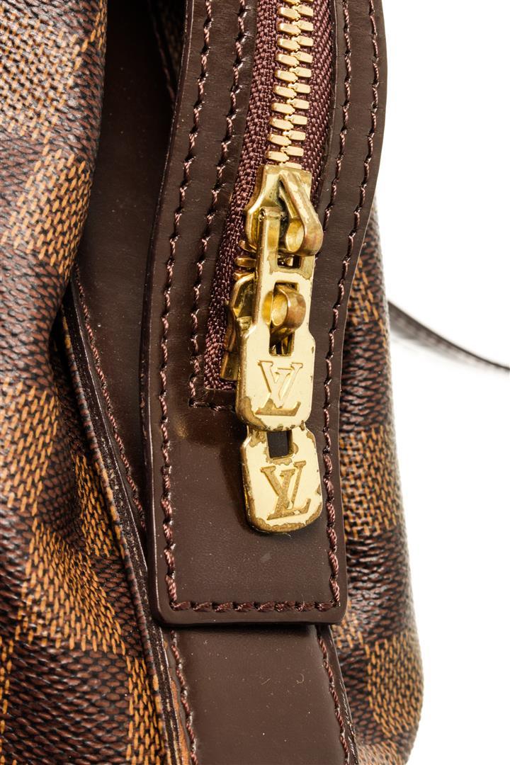 Louis Vuitton Damier Ebene Canvas Leather Chelsea Tote Bag