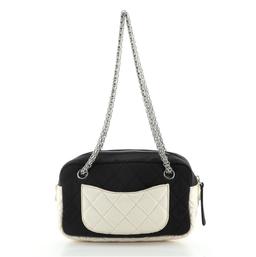 Chanel Reissue Camera Bag Quilted Grosgrain Small Black, Neutral