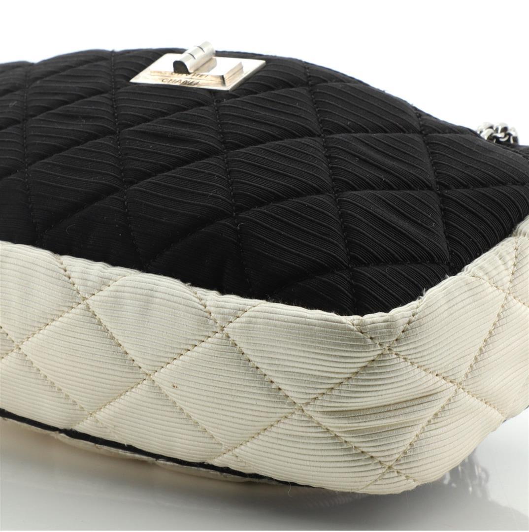 Chanel Reissue Camera Bag Quilted Grosgrain Small Black, Neutral