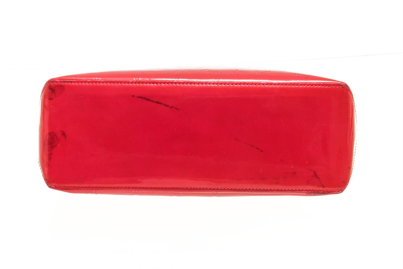 Louis Vuitton Rouge Grenadine Monogram Vernis Leather Wilshire Pm Handbag