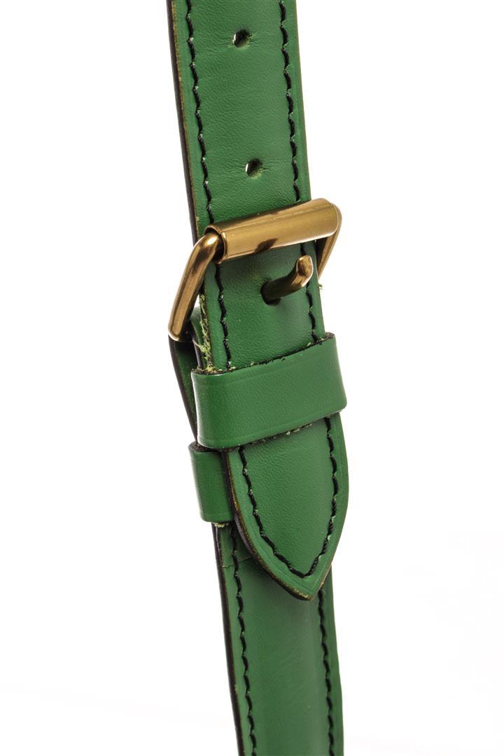 Louis Vuitton Green Epi Leather Cartouchiere Messenger Bag