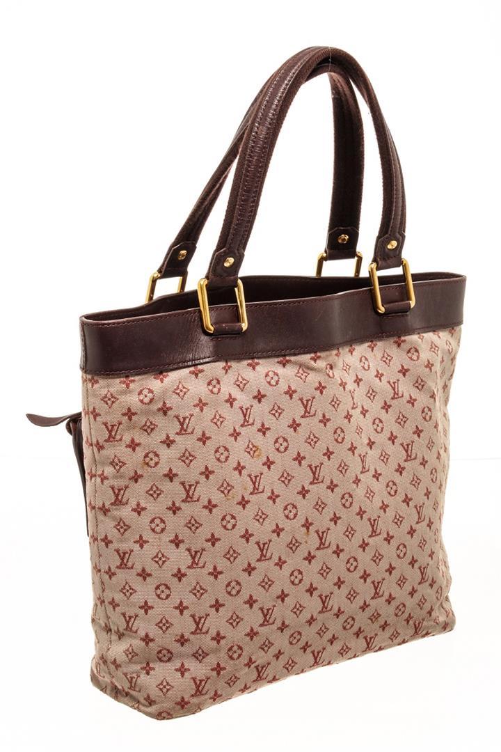 Louis Vuitton Red Canvas Lucille GM Tote Bag