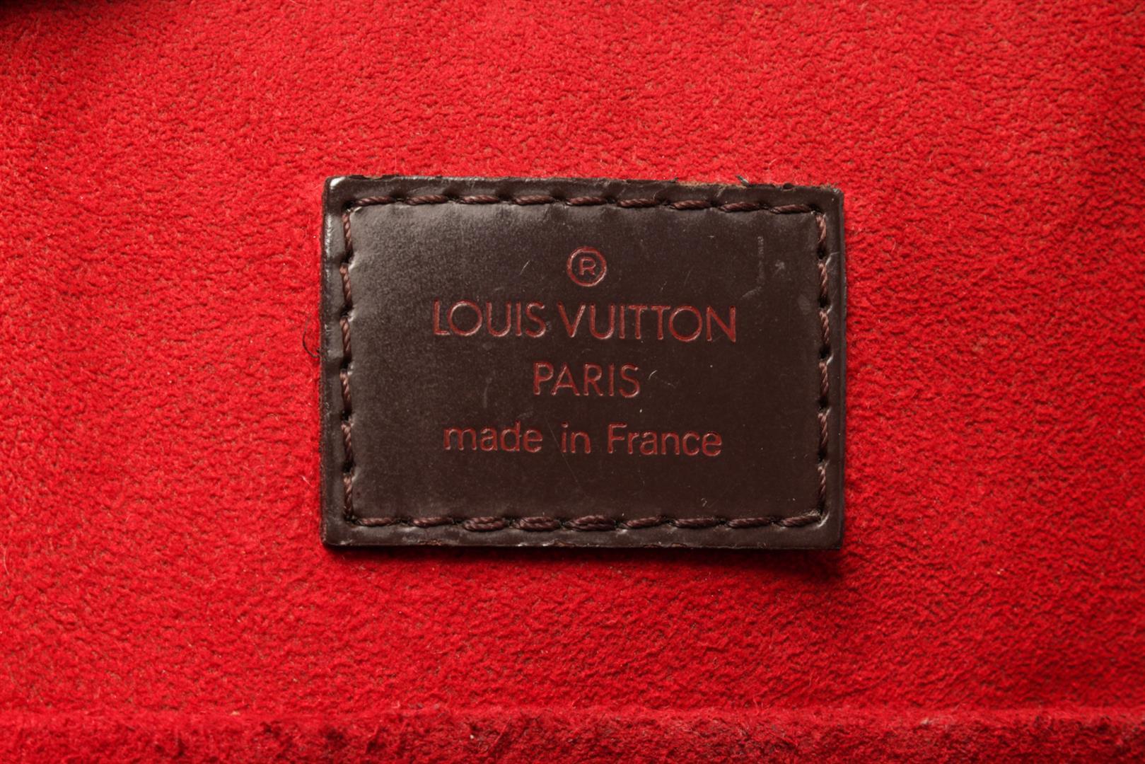 Louis Vuitton Brown Damier Ebene Canvas Sac Plat Tote Bag