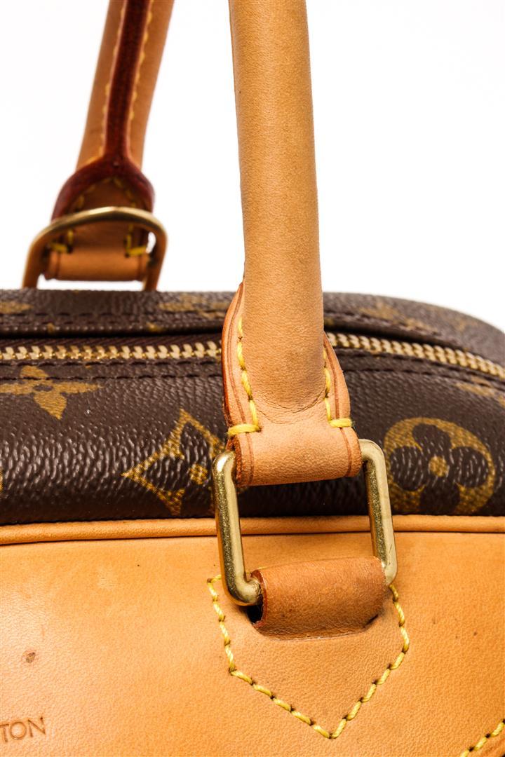 Louis Vuitton Brown Monogram Deauville Shoulder Bag