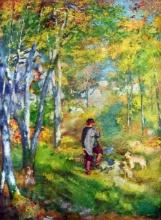 Renoir - Young Man In The Forest Of Fontainebleau