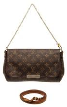 Louis Vuitton Favorite Brown Monogram Canvas MM Crossbody Bag