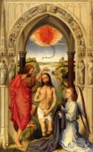 Rogier van der Weyden - Baptism of Chris