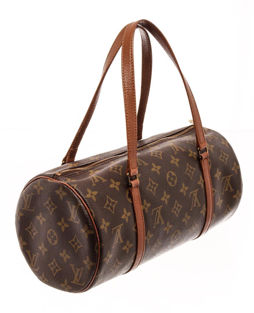 Louis Vuitton Brown Monogram Papillion 30 Shoulder Bag
