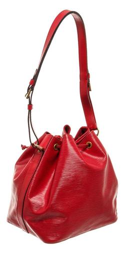 Louis Vuitton Red Epi Leather Noe PM Bag