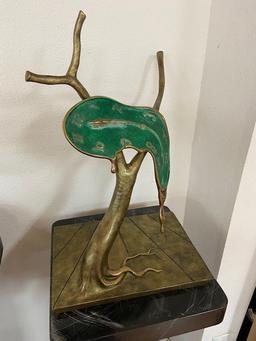 Profile of Time bronze sculpture by Dali