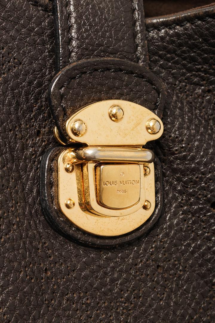 Louis Vuitton Brown Mahina Leather Hobo Bag