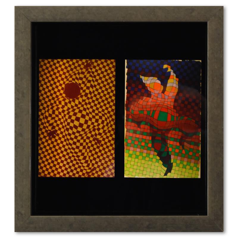 Arlequin - 2 de la serie Graphismes 2 by Vasarely (1908-1997)