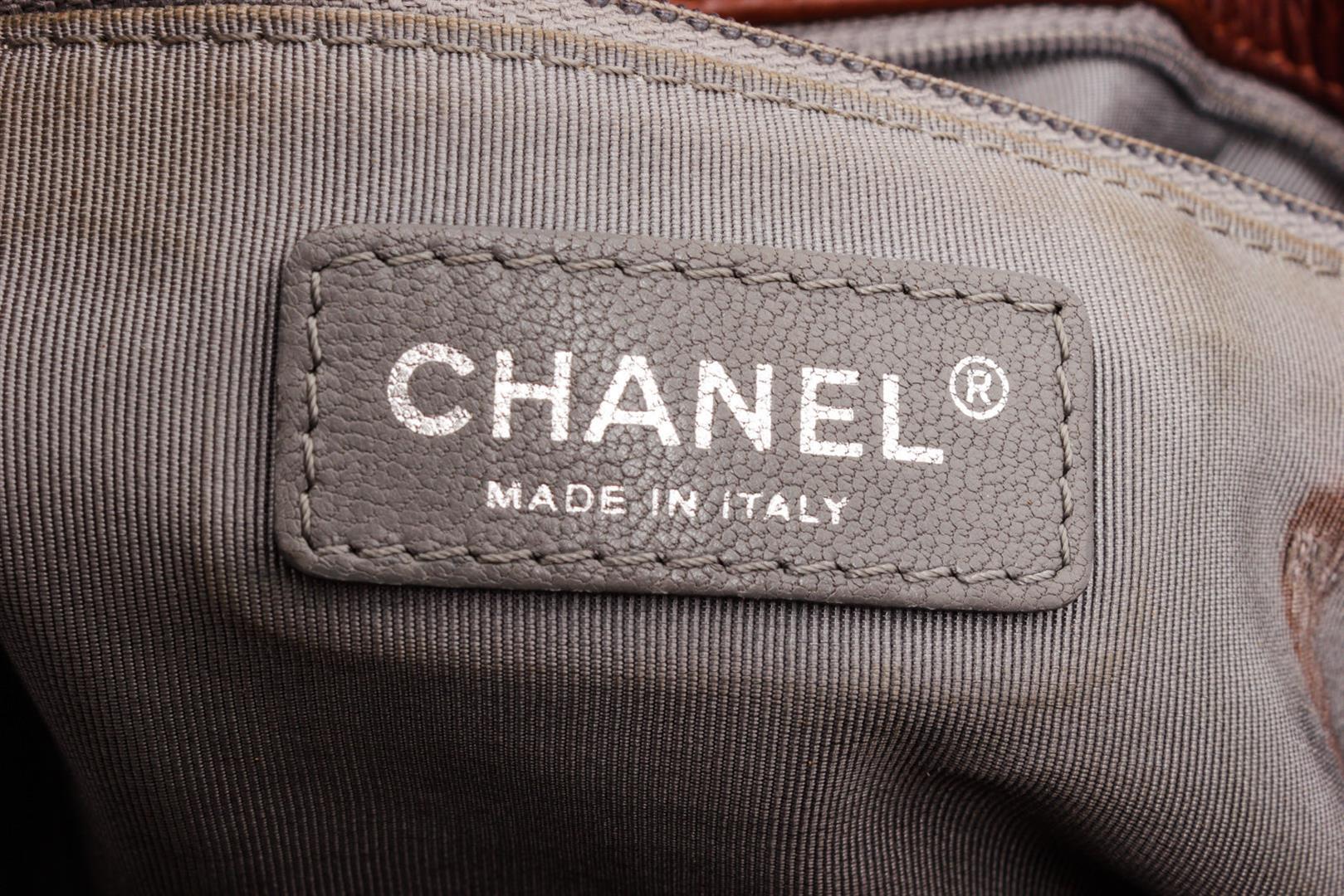 Chanel Brown Caviar Leather Chain CC Shoulder Bag