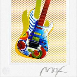 R & R Guitar I by Peter Max