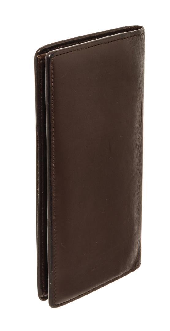 Louis Vuitton Brown Leather Brazza Wallet