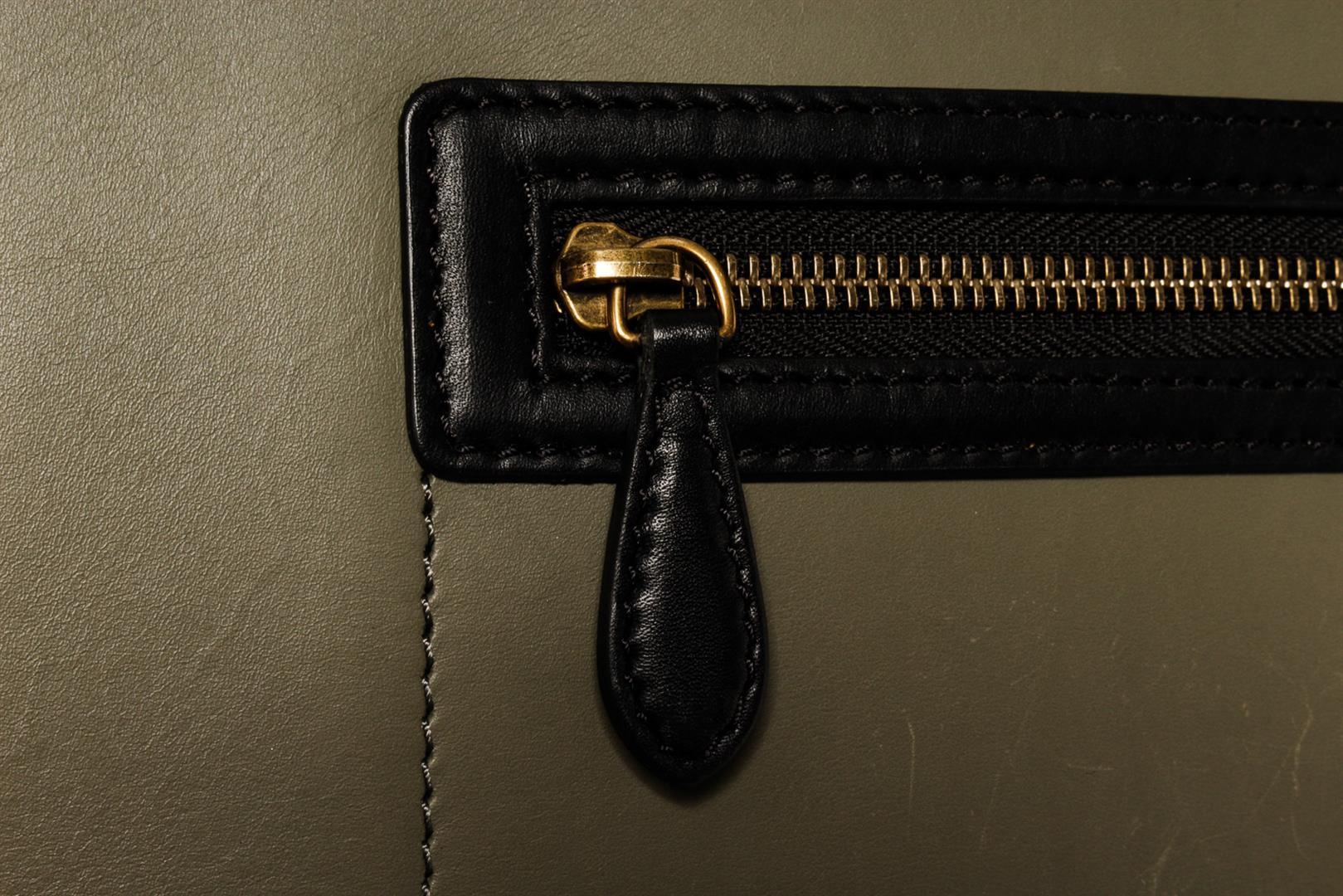 Celine Black Multicolor Suede Leather Micro Luggage Handbag