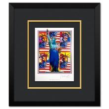 God Bless America - with Five Liberties by Peter Max