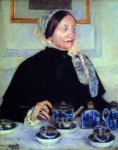 Mary Cassatt - Lady At The Tea Table 1883