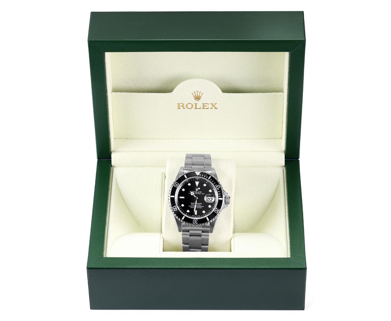 Rolex Mens Stainless Steel Submariner 40MM With Rolex Box