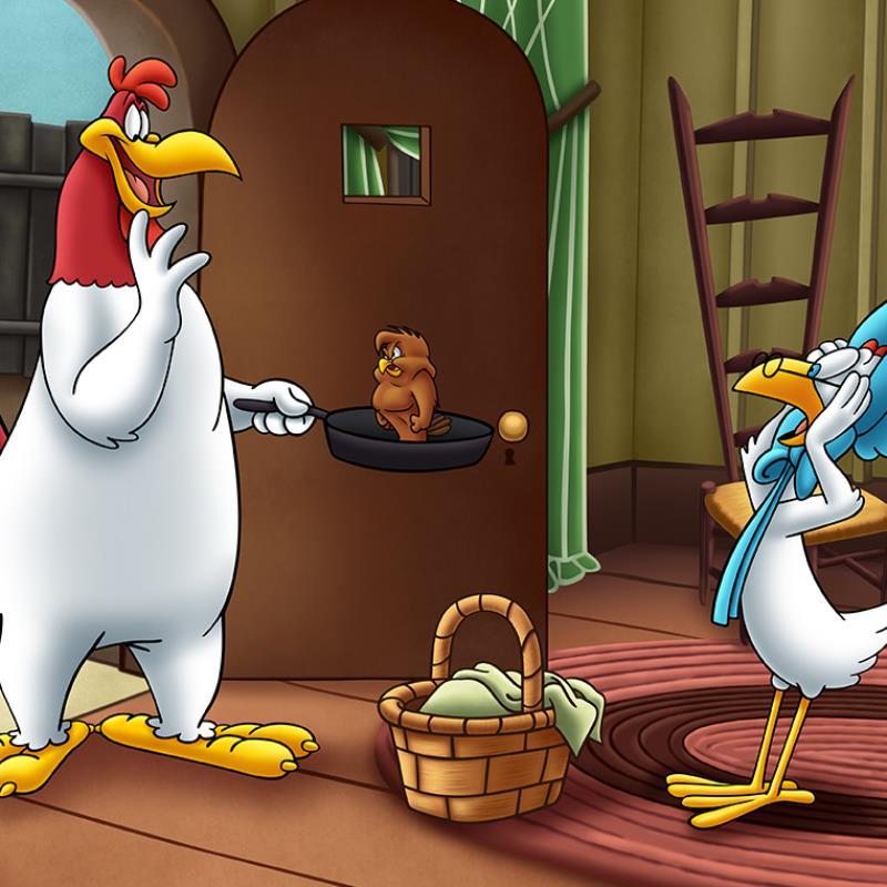 Foghorn Serving Henry by Looney Tunes