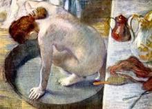Edgar Degas - Woman Washing In The Tub