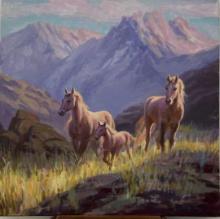 Rocky Mountain Pass ORIGINAL by Richard ZuMing Ho
