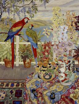 Parrots on the Veranda by John Powell