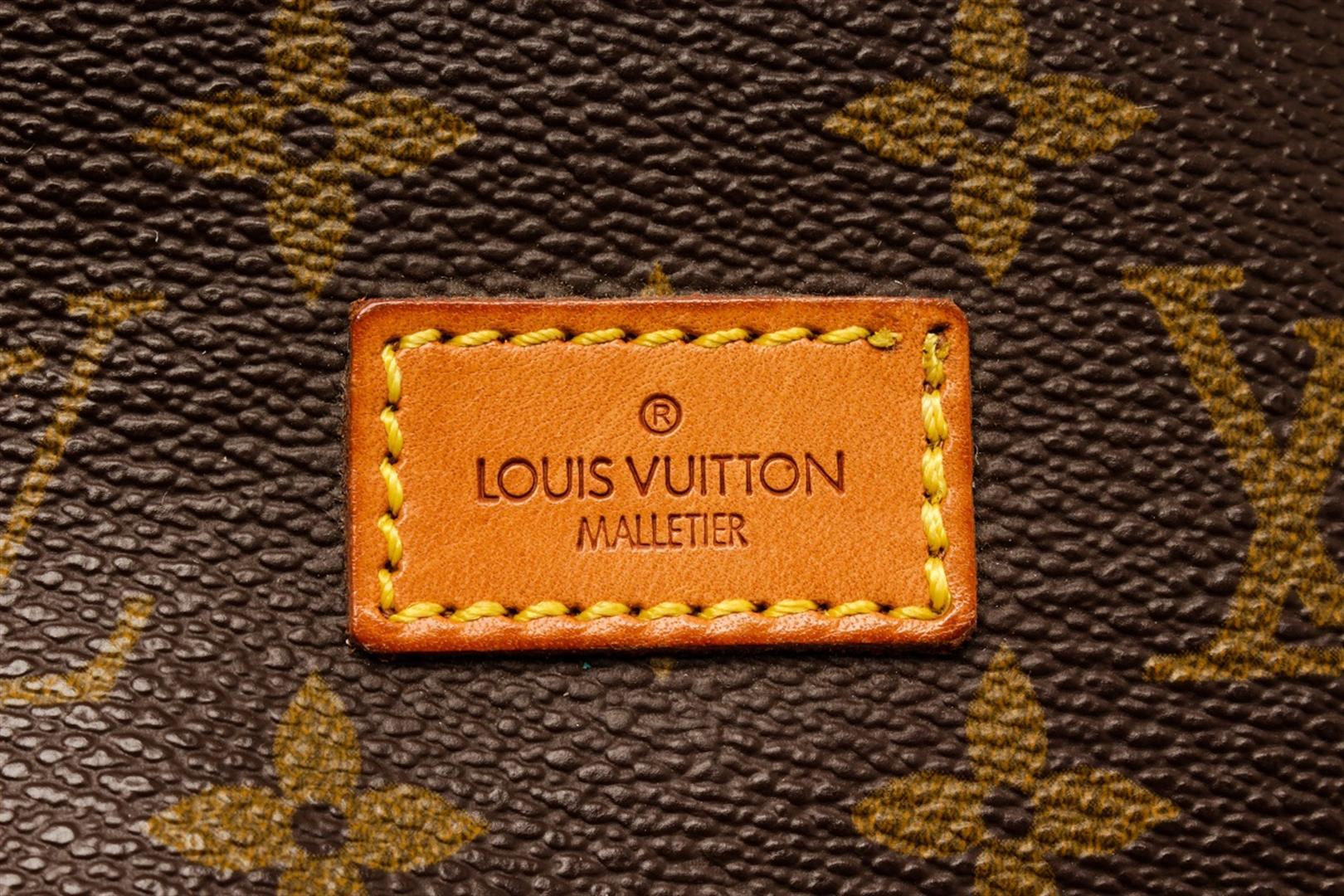Louis Vuitton Brown Monogram Leather Saumur 35cm Shoulder Bag