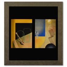 Etude (Bleue, Verte) de la serie Graphismes 1 by Vasarely (1908-1997)
