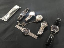 Seven assorted watches