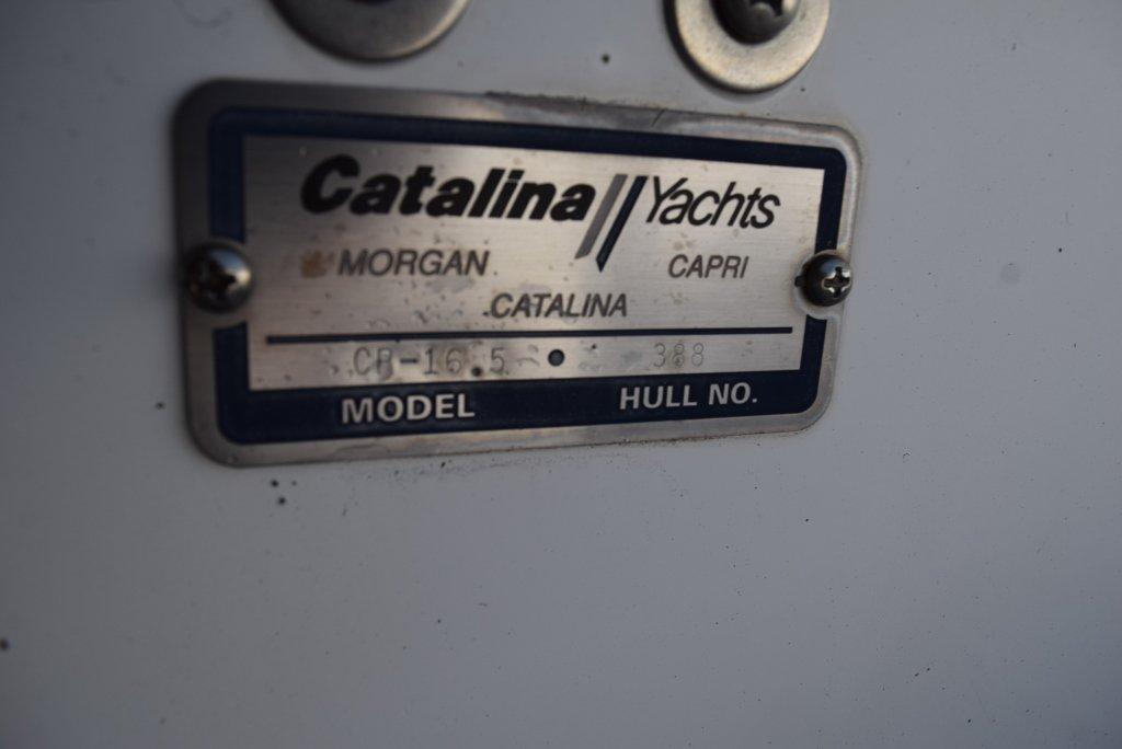 1998 Capri 16.5 Catalina Sailboat With Trailer