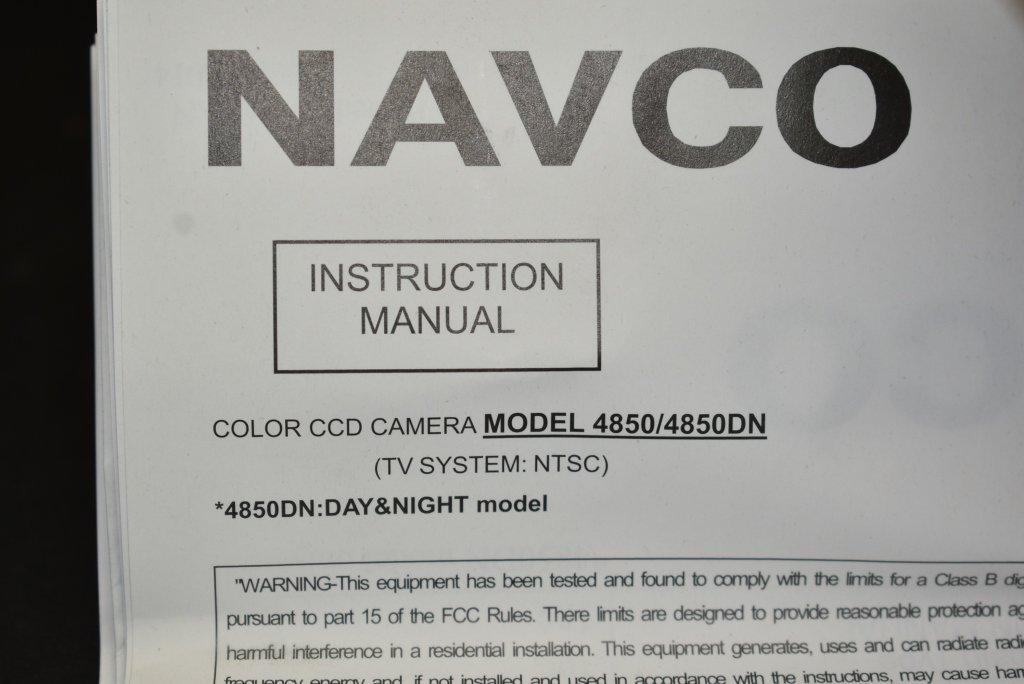 4 NAVCO 4850 CCD Color Camera's
