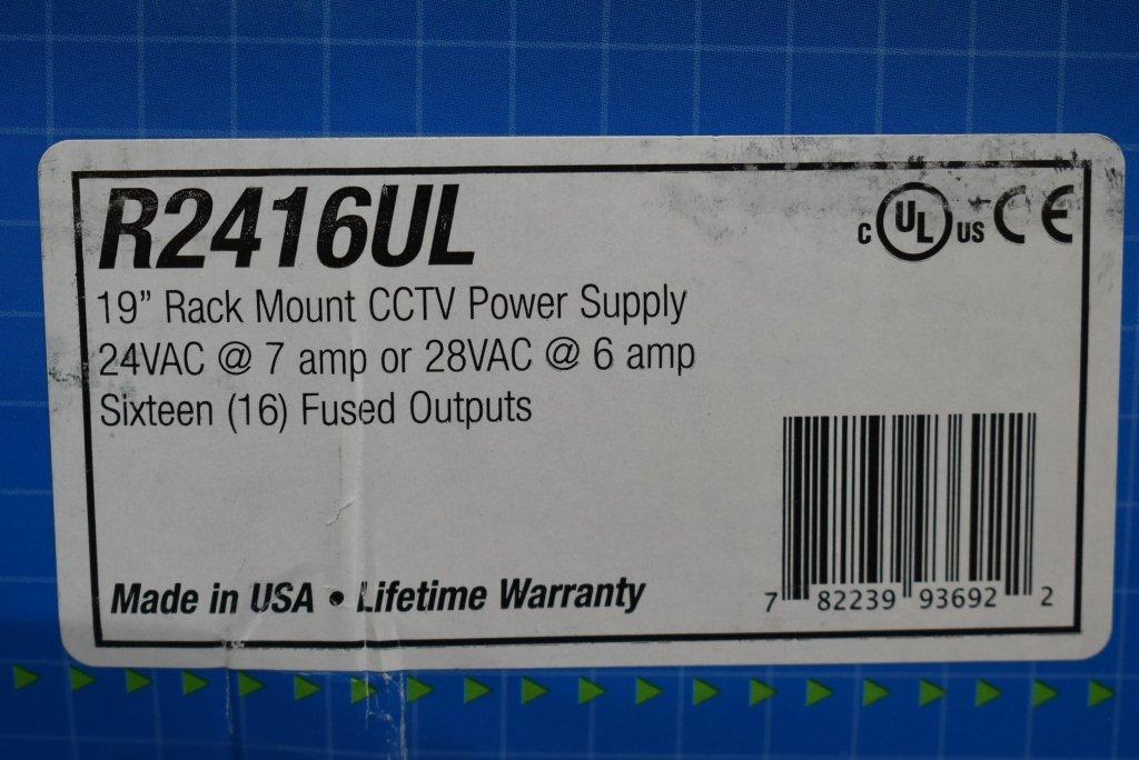 Altronix R2416UL Rack Mount CCTV Power Supply