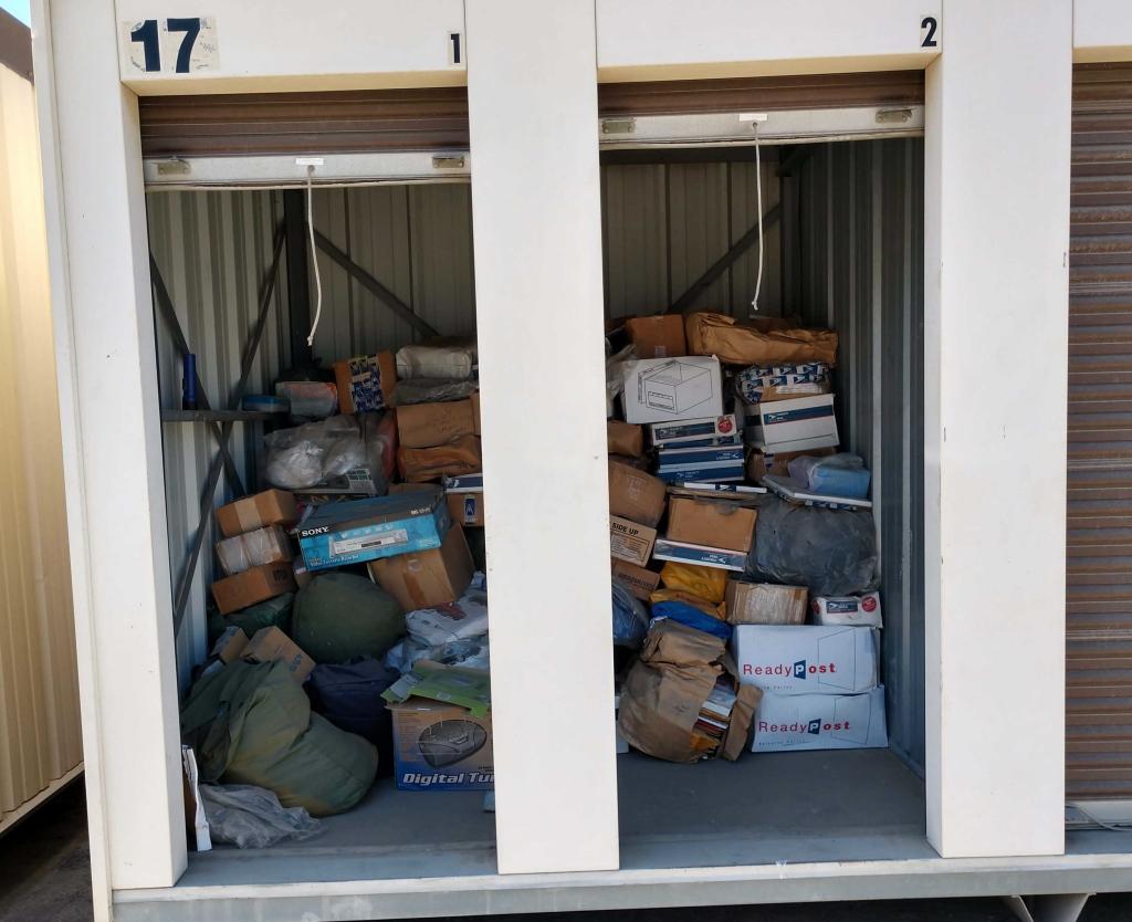 Contents Of 8ftX8ftX8ft Tall Storage Unit 17/T1,T2