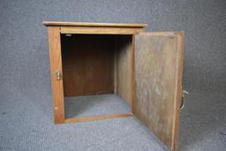 White Clad Oak Side Cabinet