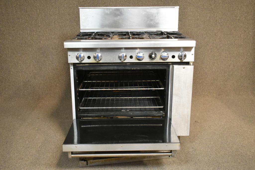 Imperial Commercial Gas Range With Oven