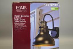 Home Decorators Motion Sensing Exterior Wall Mount LED Lantern