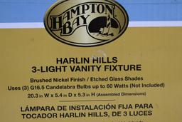 Hampton Bay Harlin Hills 3-Light Vanity Fixture