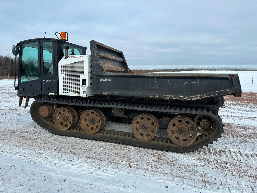 2018 Prinoth Panther T8 crawler dumper, cab w/AC, 27 1/2" tracks, Cat C7.1 diesel engine, hydro